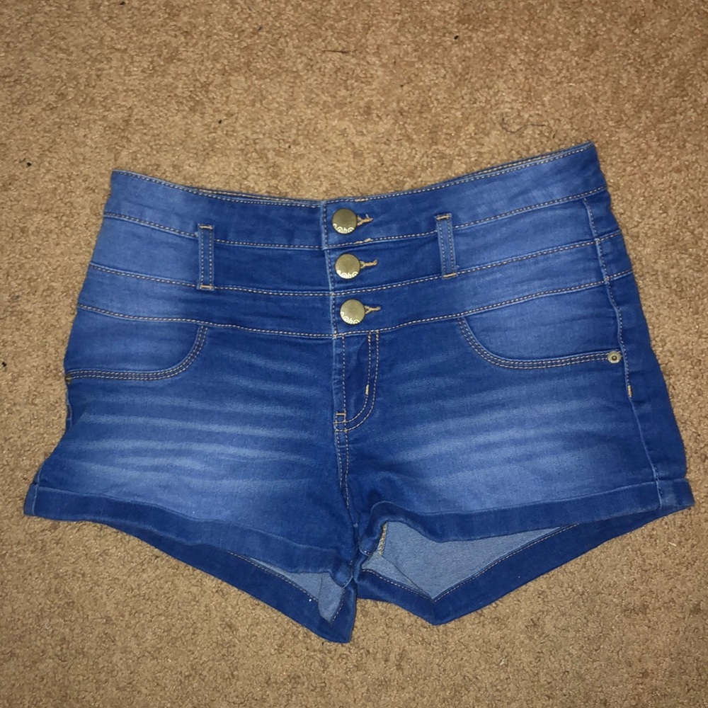 High Waisted Jean Shorts